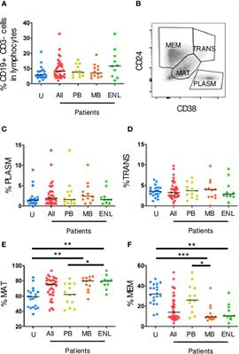 Changes in B Cell Pool of Patients With Multibacillary Leprosy: Diminished Memory B Cell and Enhanced Mature B in Peripheral Blood